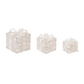 Led Tinsel Package With Bow Set Of 3