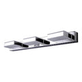 Led Wall Sconce With Chrome Metal Frame