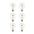 Led Decorative Helix Horizontal 3000K Filament 6 Watts 420 Lumens G25 Light Bulb Clear N A