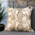 Licata Fauxfur Pillow 20X20 Feather Down Fill