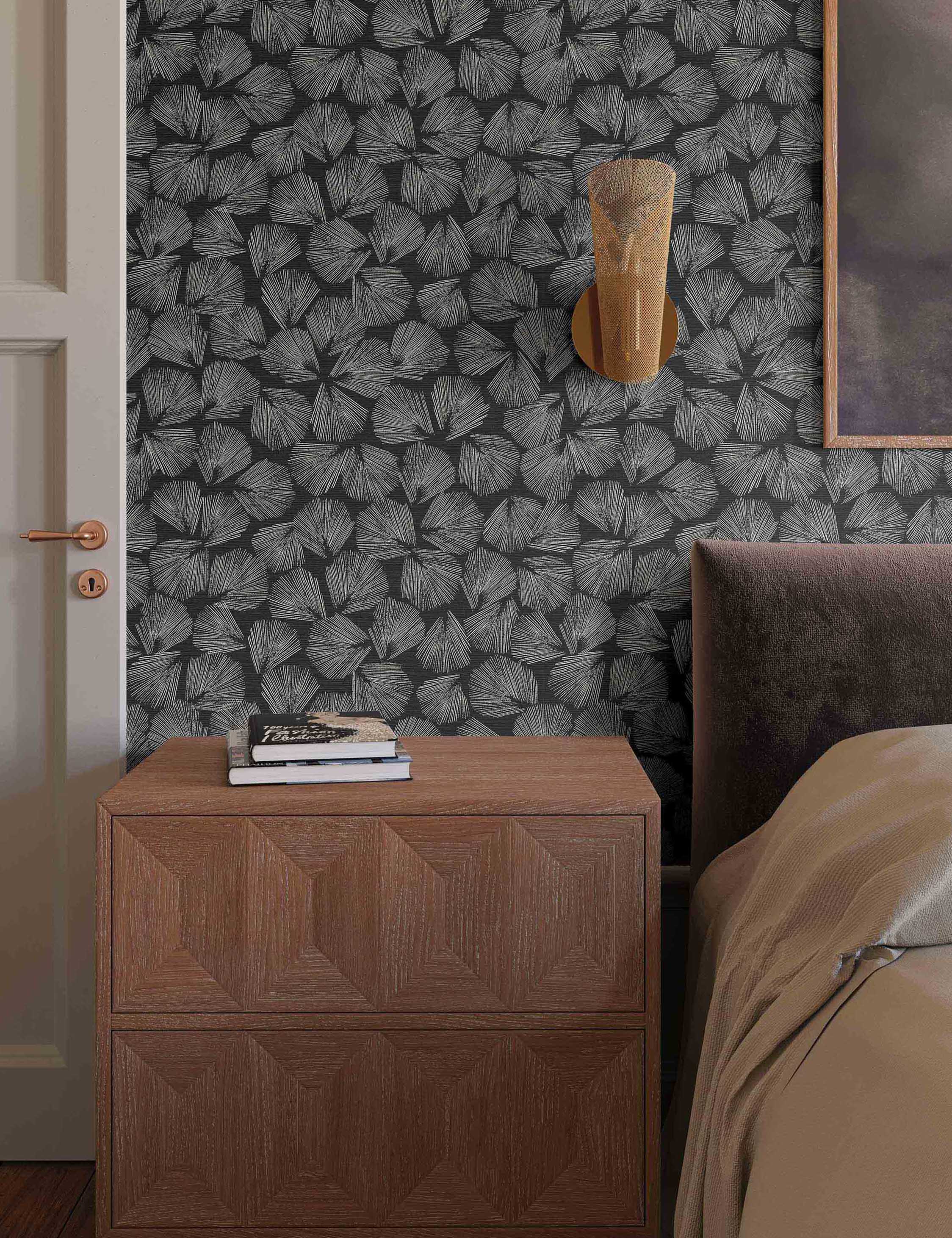 Elora Leaf Wallpaper by Christiane Lemieux