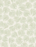 Elora Leaf Wallpaper Swatch by Christiane Lemieux, Green