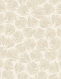 Elora Leaf Wallpaper Swatch by Christiane Lemieux, Gold