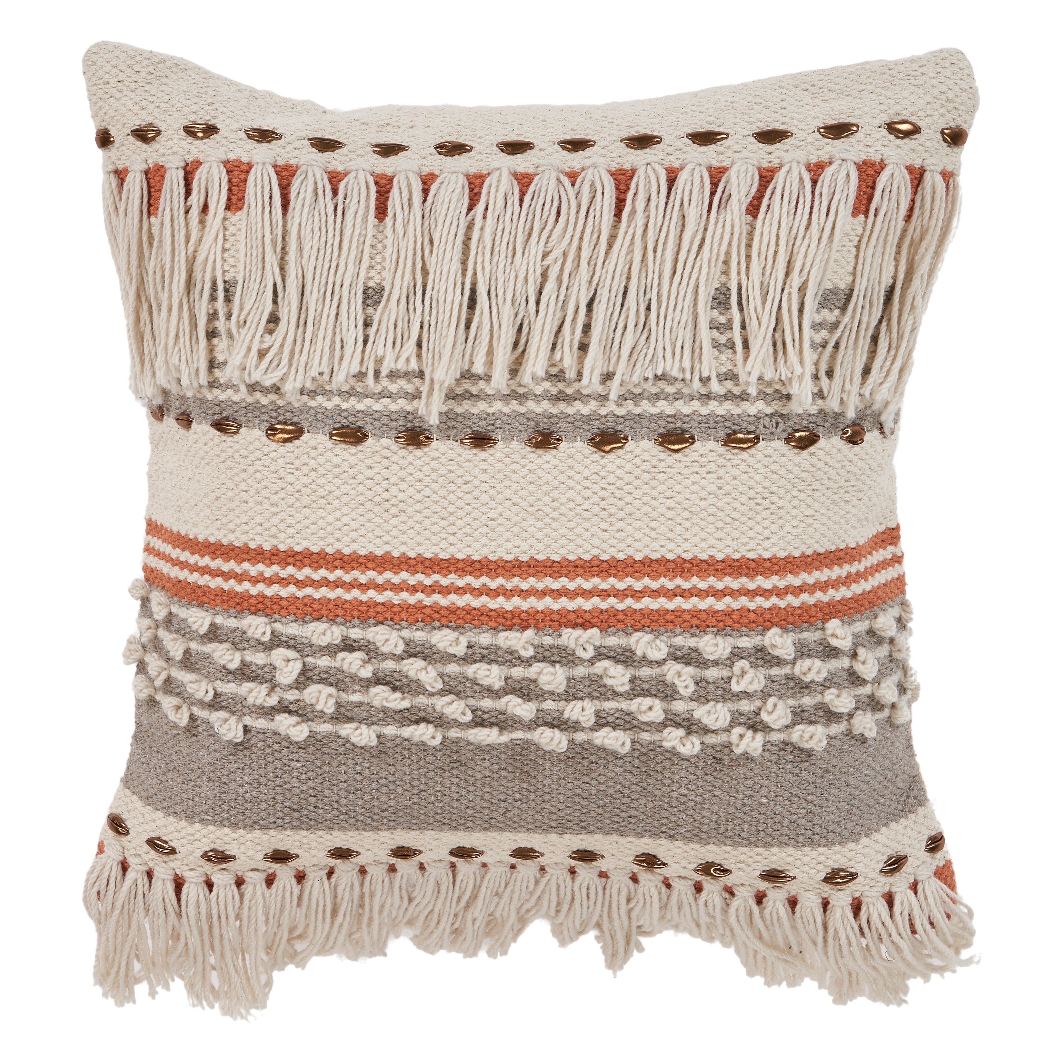 Lr Home Chic Natural Cotton Throw Pillow 18 Inch