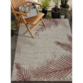 Lr Home Captiva Blushing Palms Indoor Outdoor Area Rug 79 X95 79 X 96