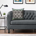 Lr Home Geometric Chevron Cotton Decorative Throw Pillow 18 Inch