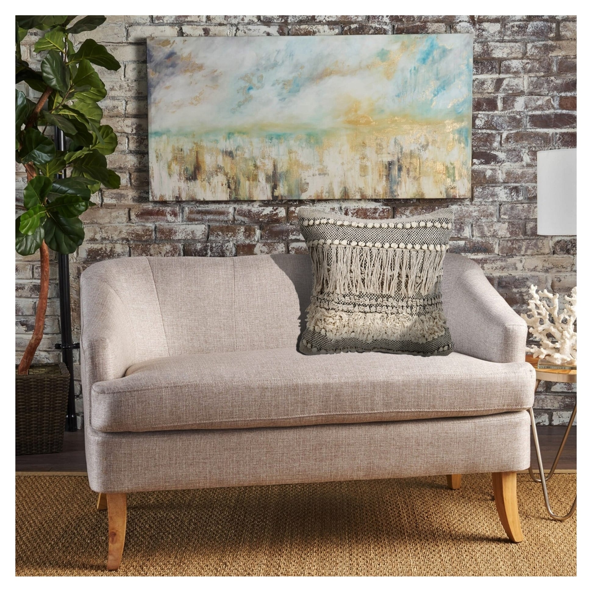 Lr Home Zanthia Cozy Speckled Indoor Throw Pillow 20 Inch