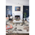 Ivory Rose Garden Area Rug 52 X 72 52 X 72