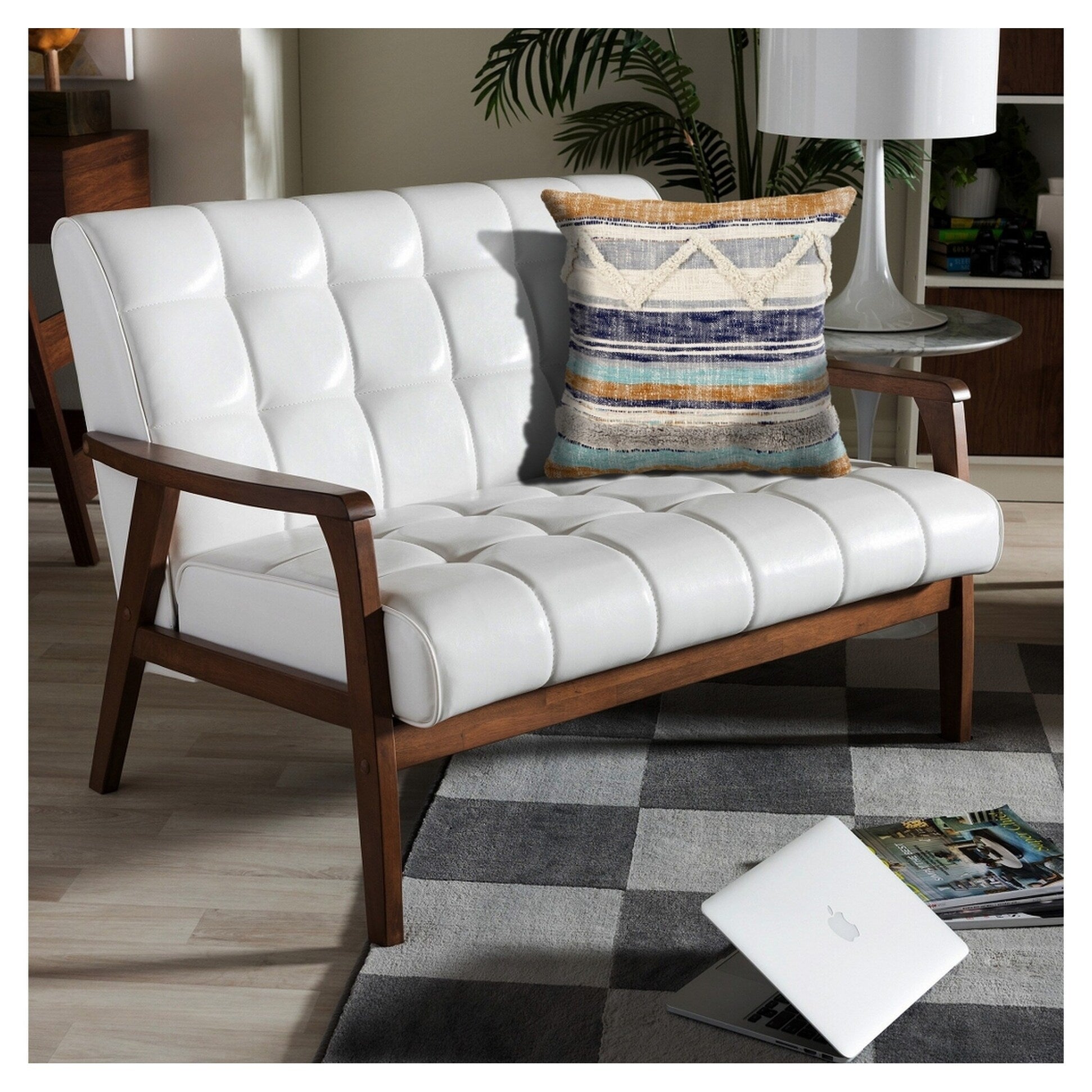 Lr Home Geometric Chevron Multi Natural Throw Pillow 18 Inch
