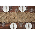 Lr Home Natural Jute Rotary Table Runner 14 X 68 14 X 68