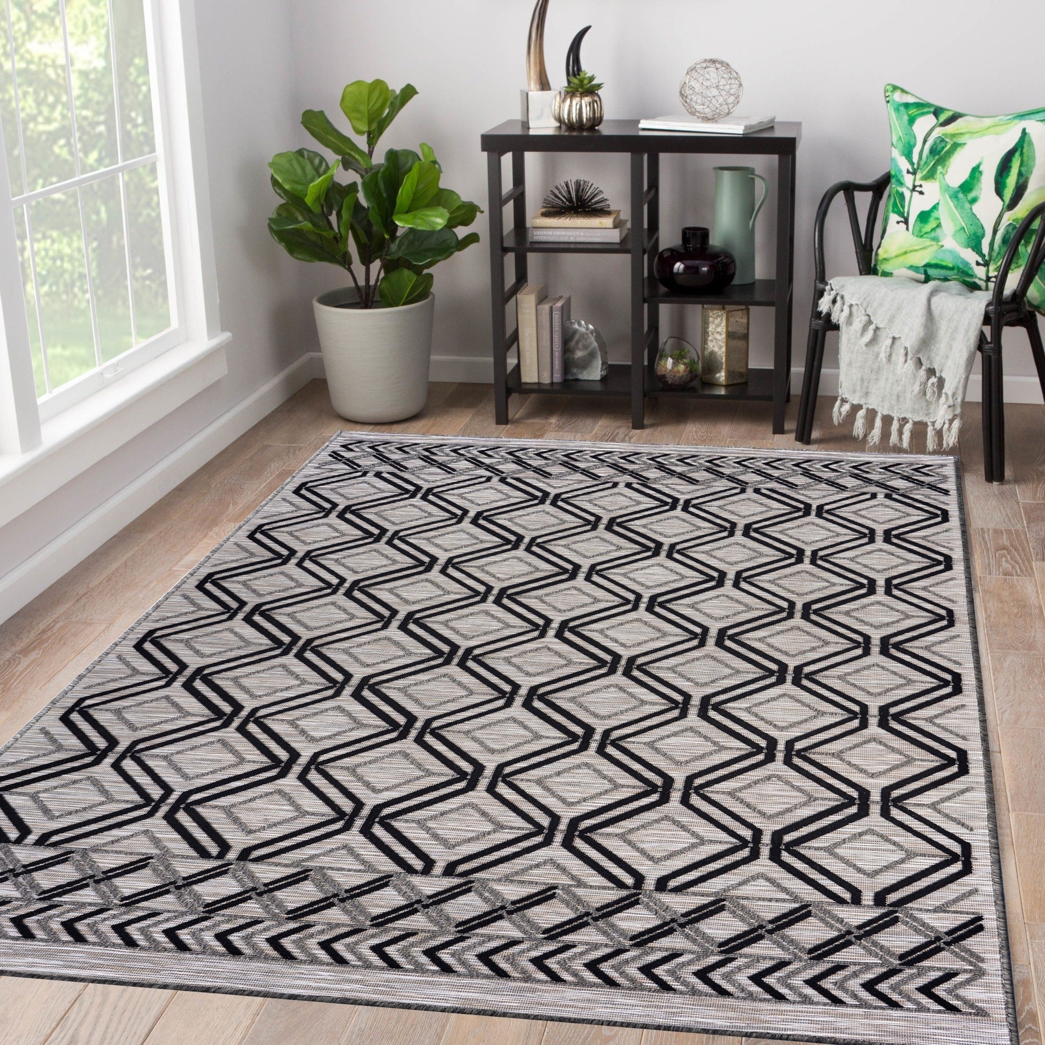 Geometric Daze Indoor Outdoor Rug 50 X 70 50 X 70