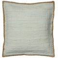 Lr Home Riley Wild Blue Yonder Rag Chindi Jute Throw Pillow 20 Inch