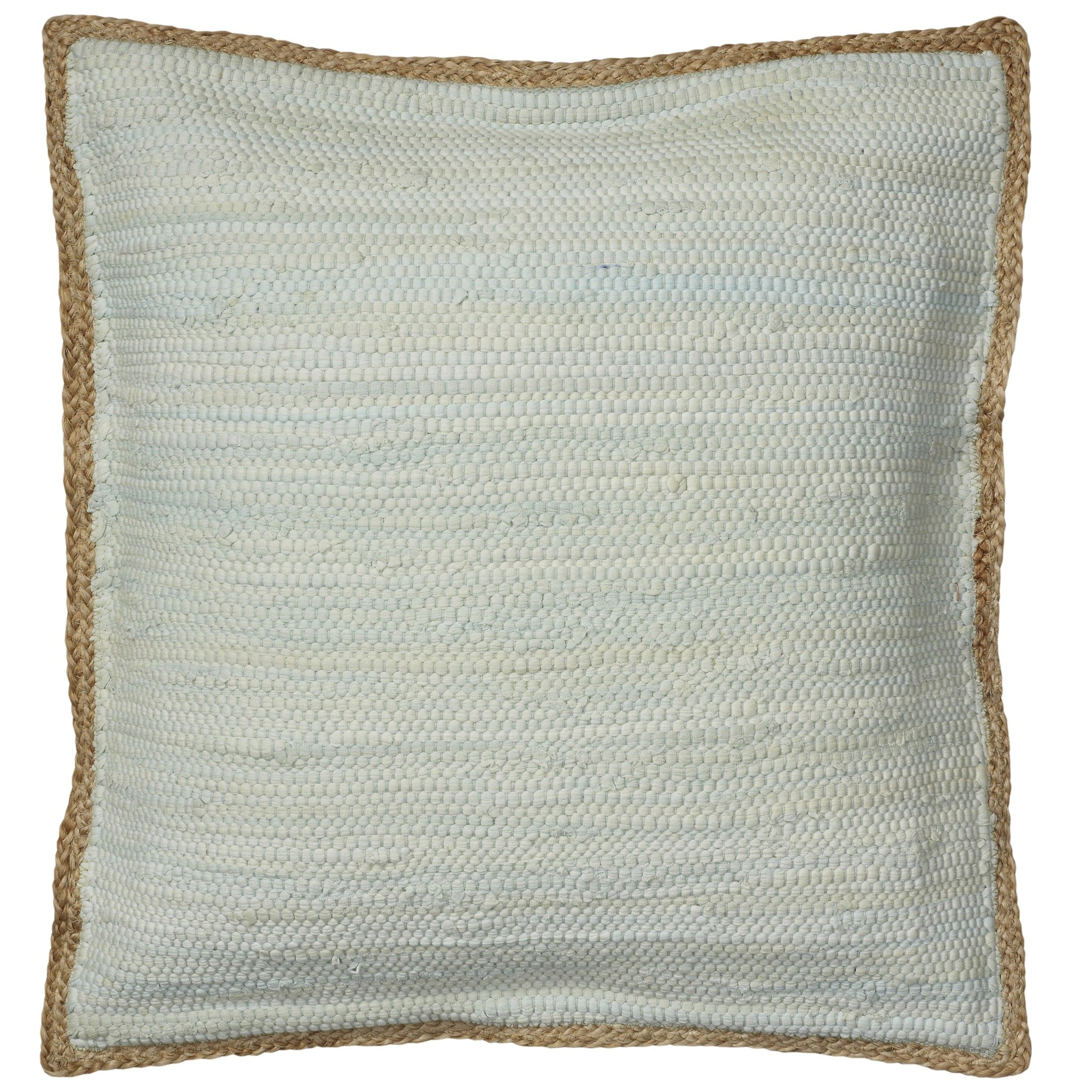 Lr Home Riley Wild Blue Yonder Rag Chindi Jute Throw Pillow 20 Inch