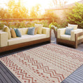 Lr Home Sun Shower Indoor Outdoor Rectangular Area Rug 5X8 5X 8