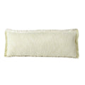 Two Tone Fringe Woven Throw Pillow