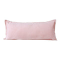 Clay Throw Pillow With Embroidered Edges