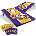 Lsu Tigers Ncaa Compact 2X3 Tailgate Cornhole Board Set