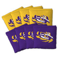 Lsu Tigers Ncaa Dual Sided Pro Stop Slide Cornhole Bags