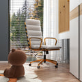 Luxmod High Back Office Chair Adjustable Swivel Chair Ergonomic Desk Chair For Extra Back Lumbar Support.