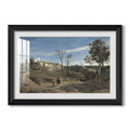 La Cervara The C 1830 1831 Jean Baptiste Camille Corot Custom Framed Print