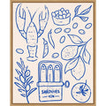 La Dolce Vita Iv By Camila Juncos Framed Canvas Wall Art Print