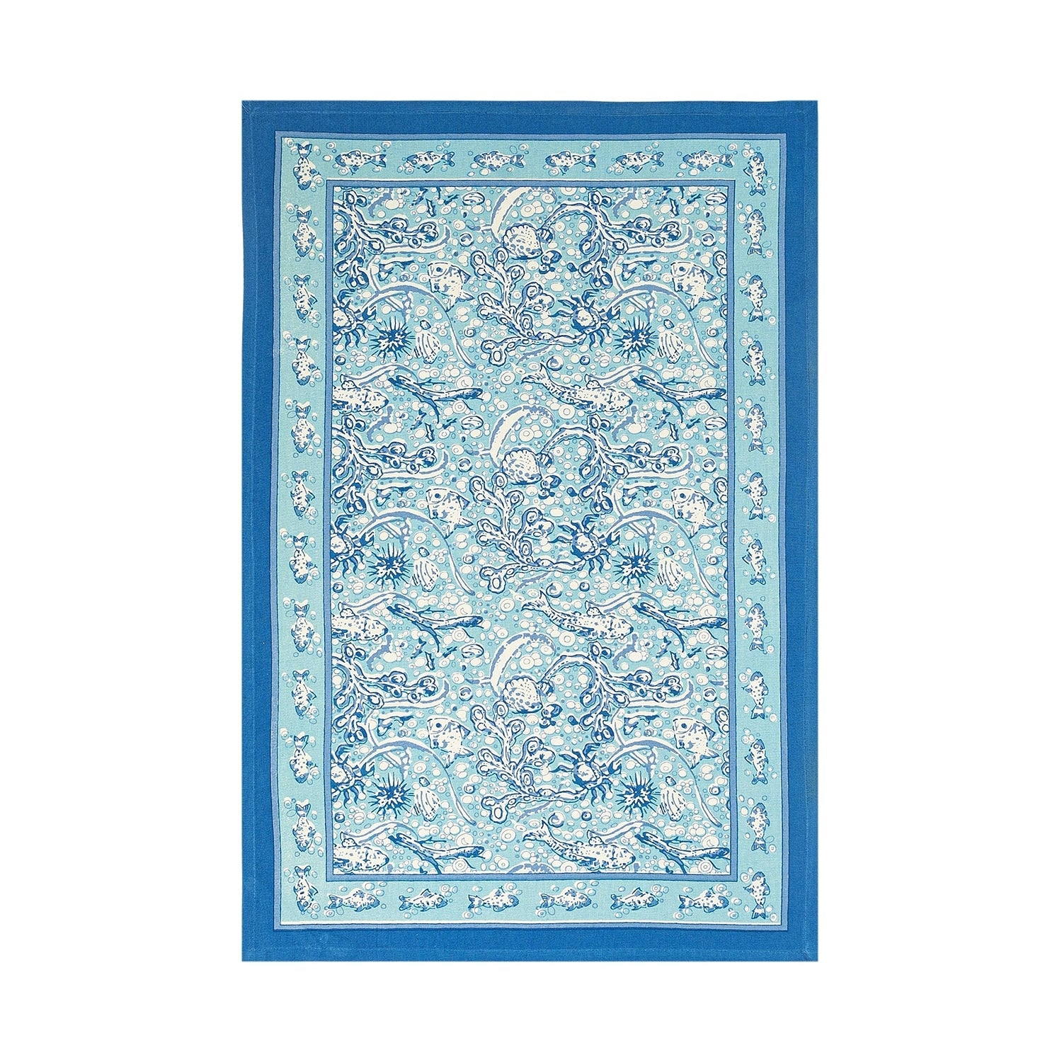 La Mer Aqua Tea Towels 20X30 Set Of 3