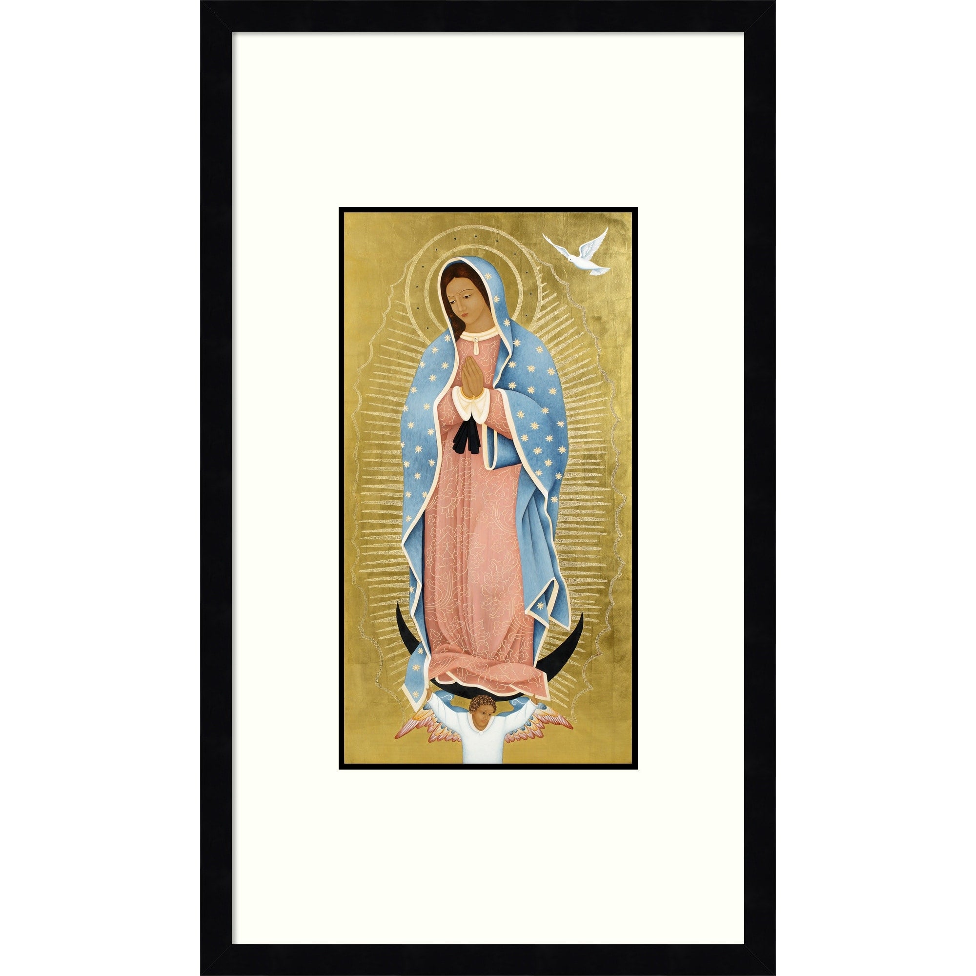 La Paloma Blanca By Jodi Simmons Wood Framed Wall Art Print