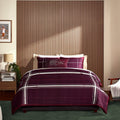 Lacoste Playful Checks Cotton Sateen 3 Piece Comforter Set