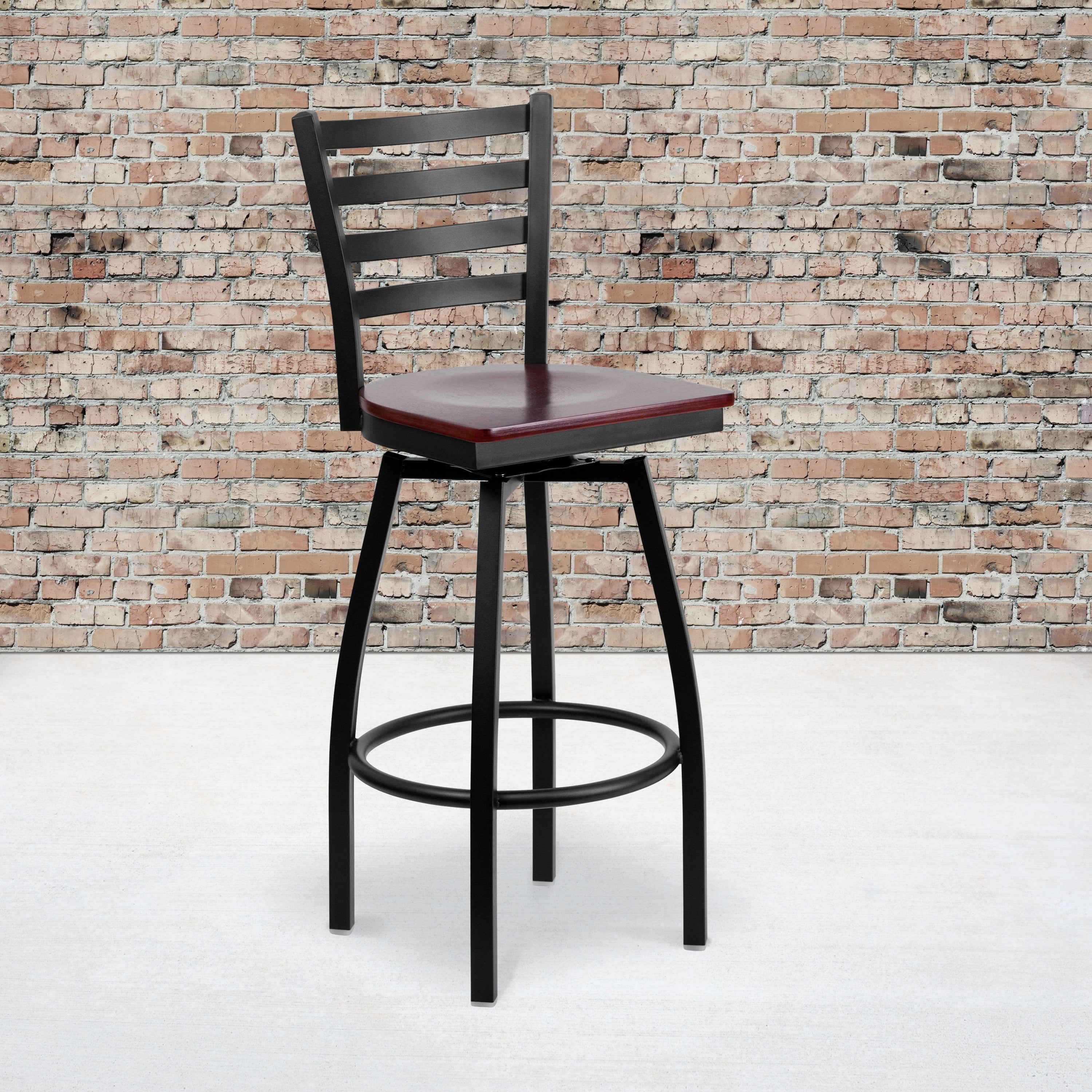 Copper Grove Superior 360 Degree Swivel Restaurant Bar Stool