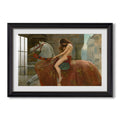 Lady Godiva 1898 John Collier Custom Framed Print