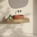 Lafayette 16 Round Concrete Vessel Sink In Terracotta 16