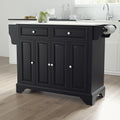 Lafayette Granite Top Full Size Kitchen Island Cart 51.5 W X 18 D X 36 H