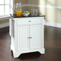 Lafayette Black Granite Top Portable Kitchen Island