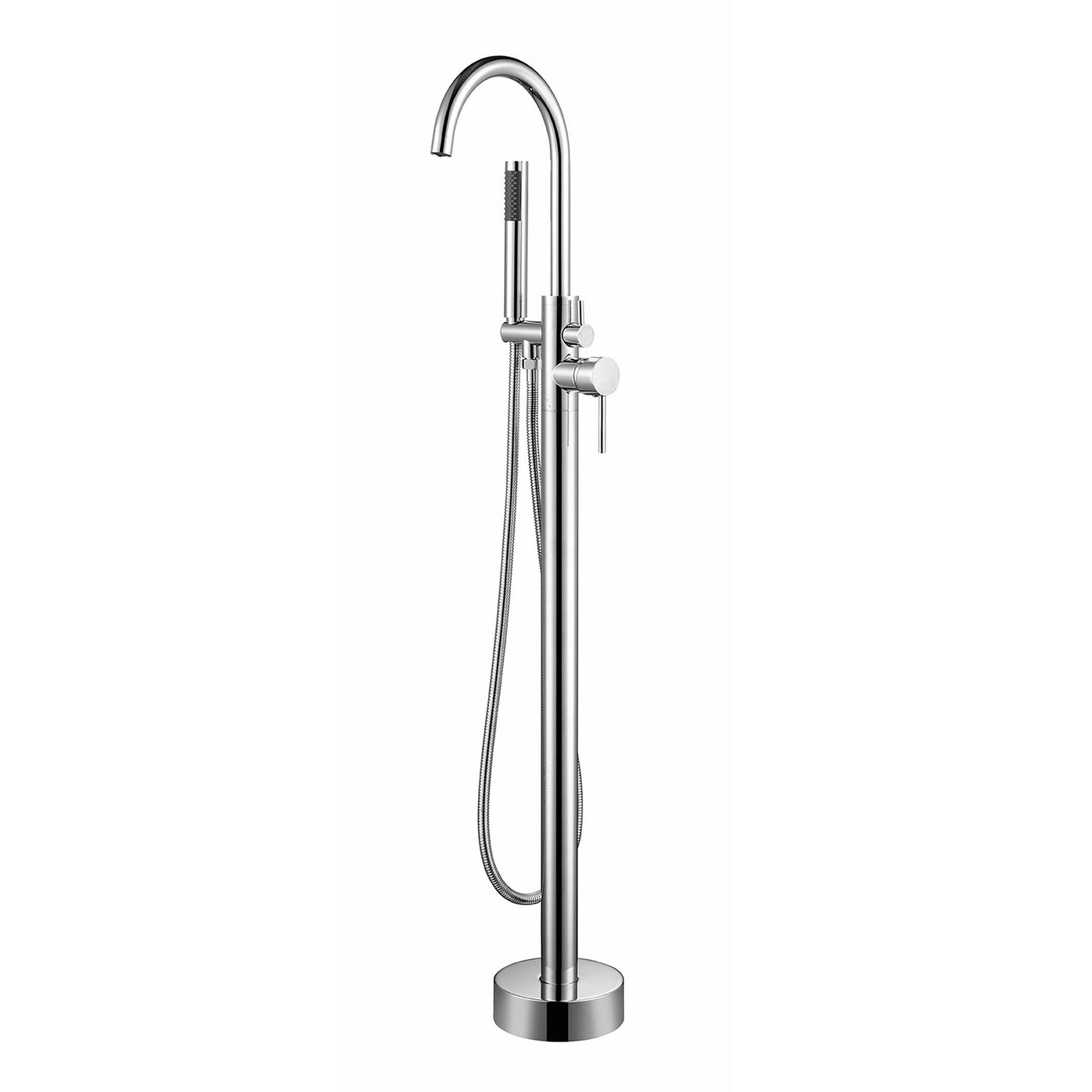 Lago Free Standing Bathtub Filler Faucet W Handheld Showerwand N A