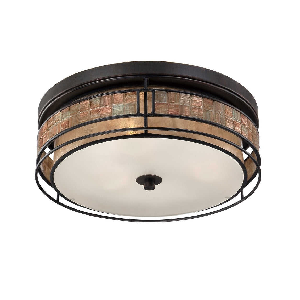 Laguna 3 Light Flush Mount In Renaissance Copper