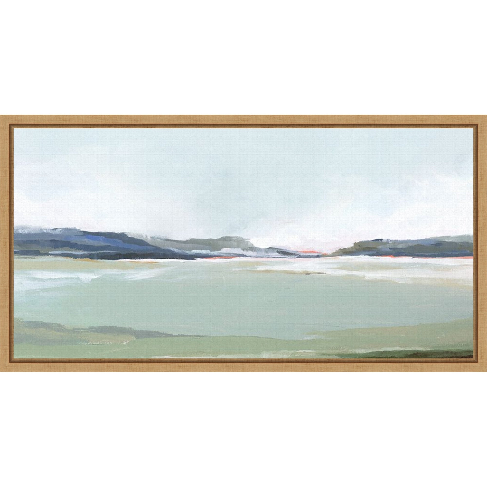 Lakeside Viewa By Isabelle Z Framed Canvas Wall Art Print