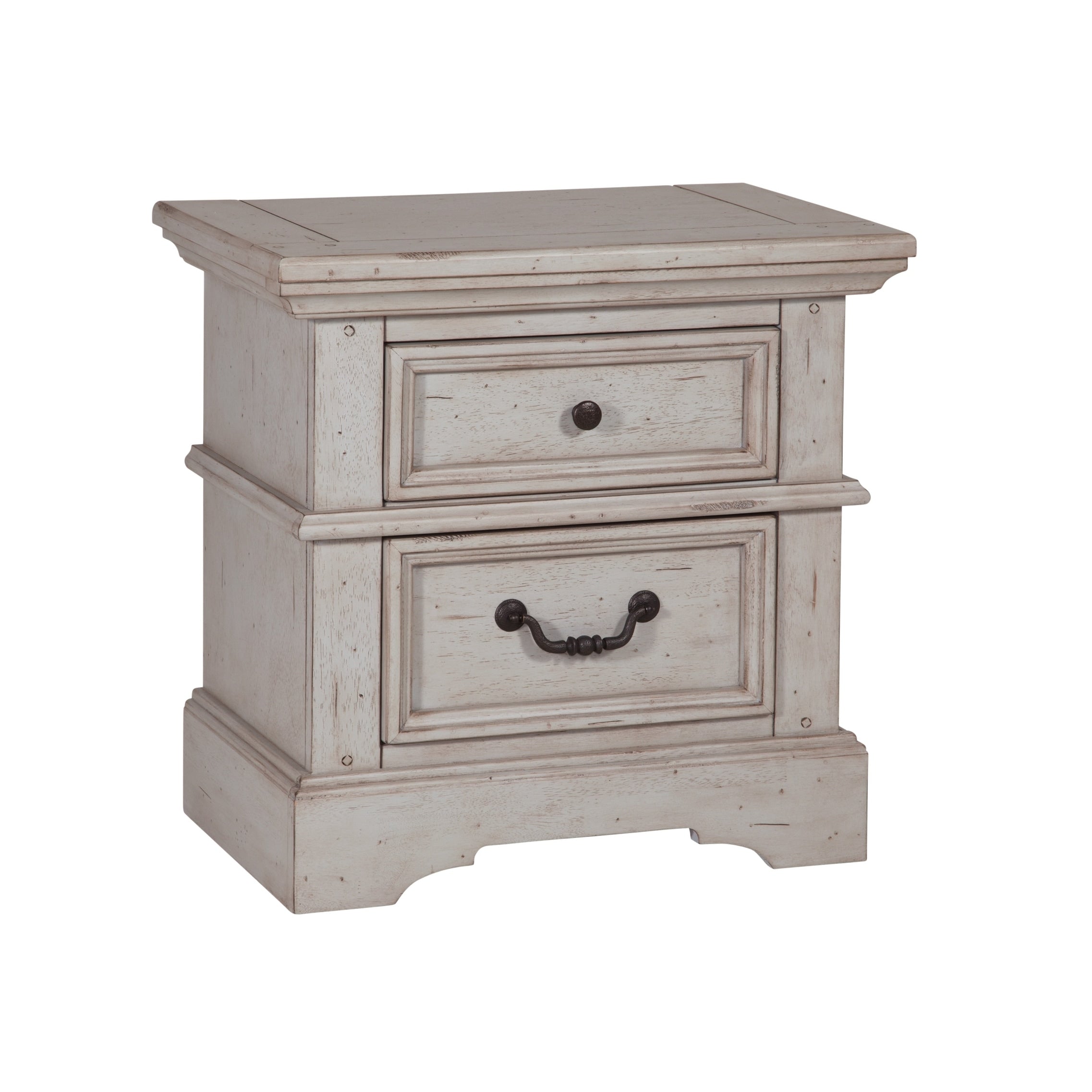 Lakewood Antique Grey Nightstand By Greyson Living
