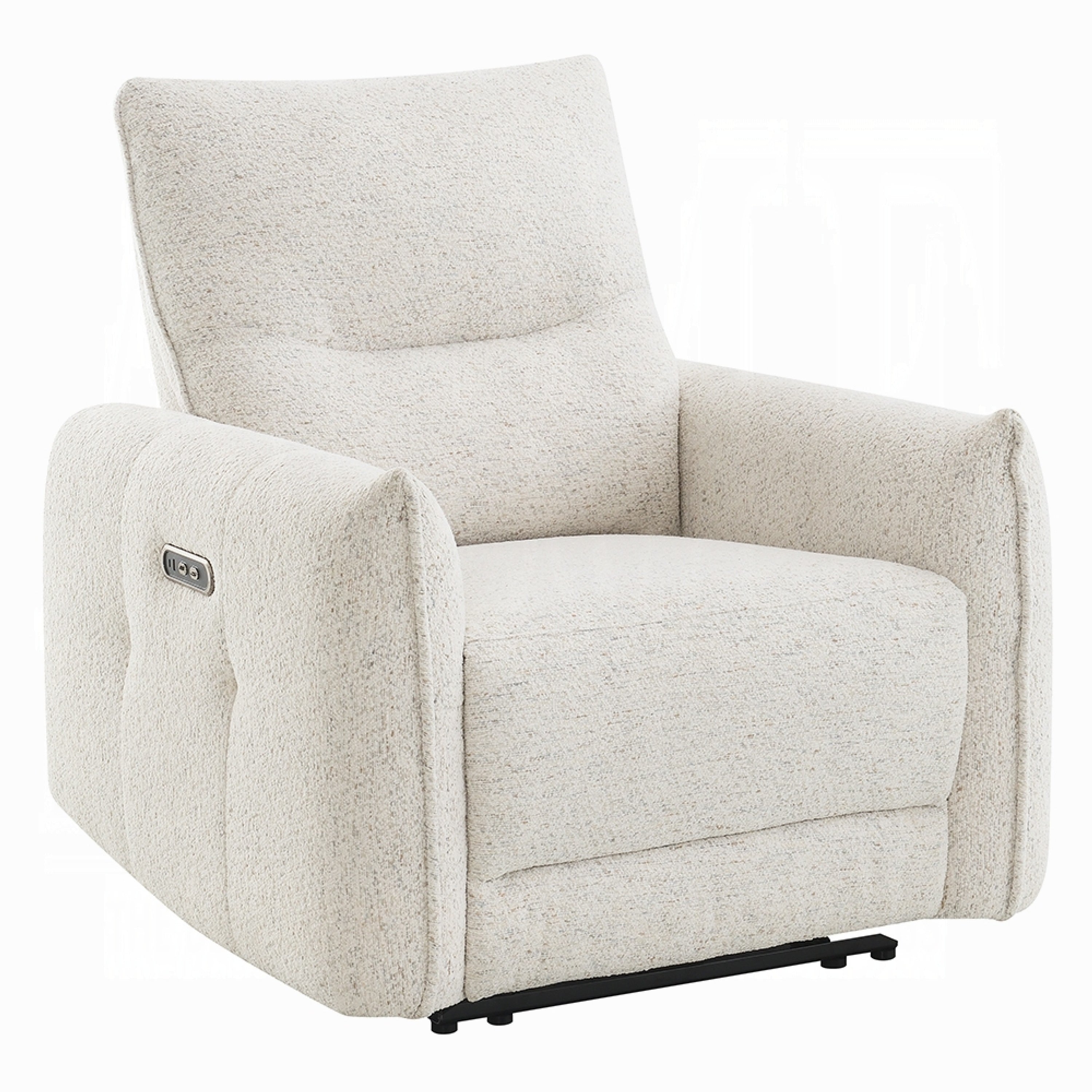Lali Zero Gravity Power Motion Recliner Chair Usb Port Cream Chenille