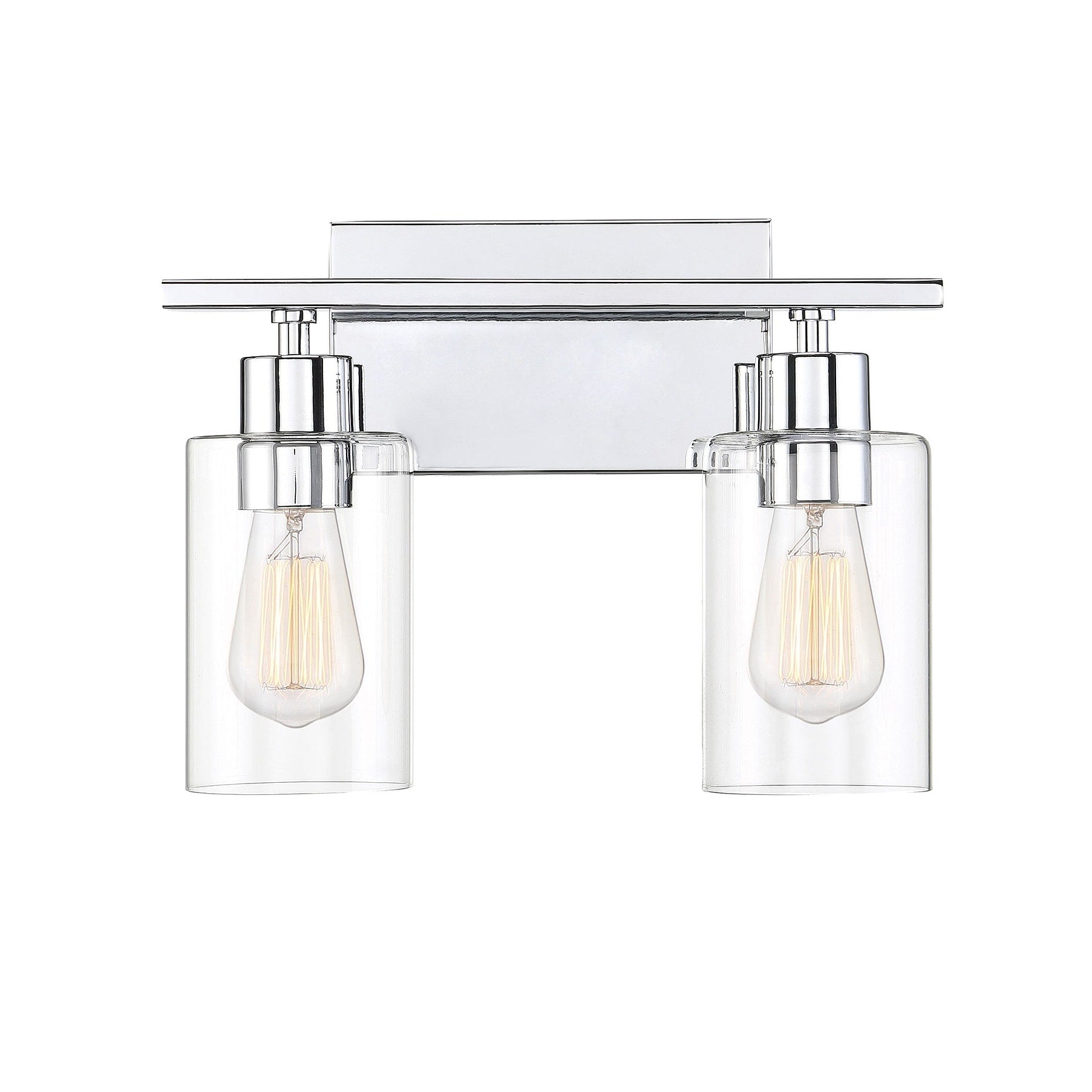 Lambert 2 Light Bathroom Vanity Light In Polished Chrome