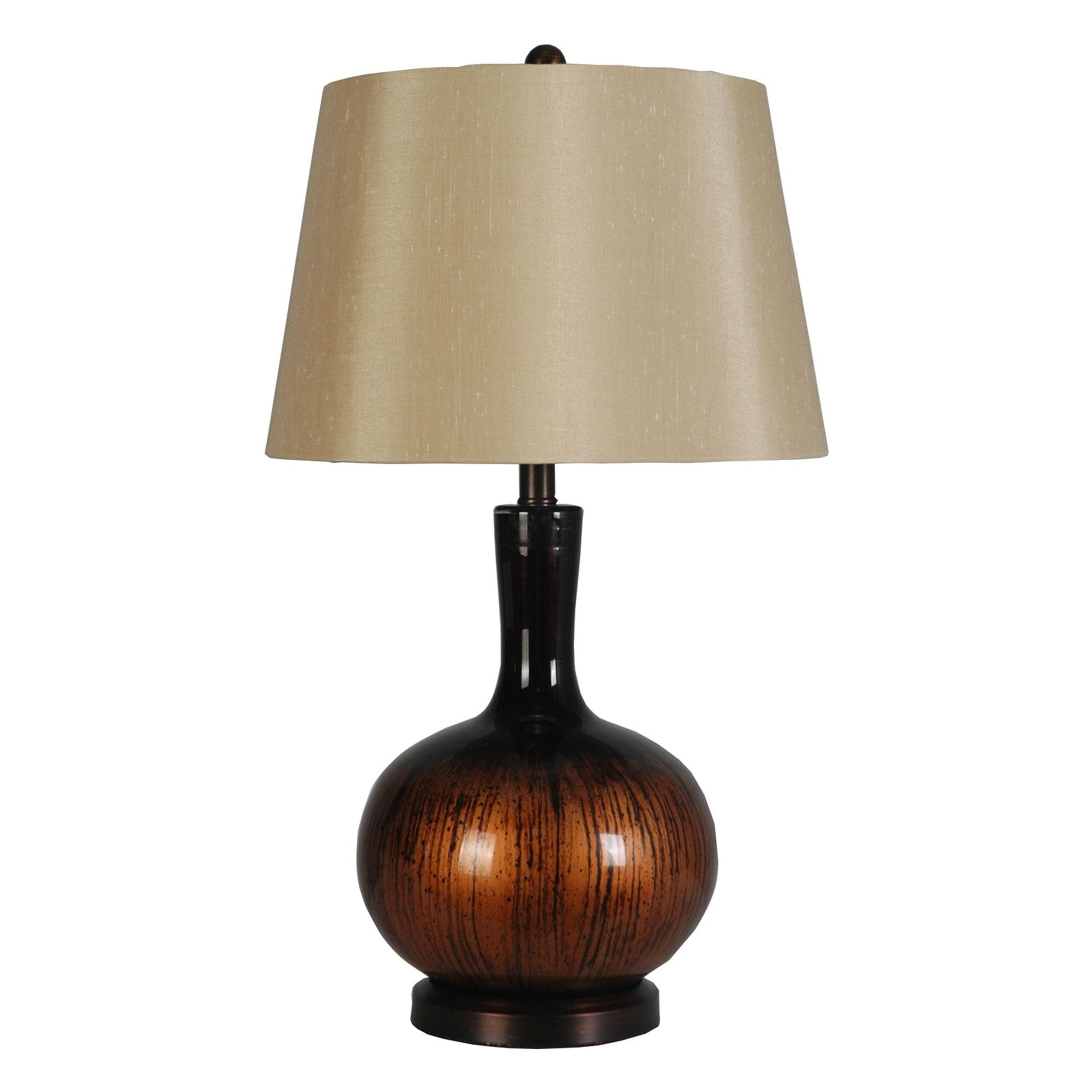 Lamps Per Se 26.5 Inch Glass Table Lamp Set Of 2 N A