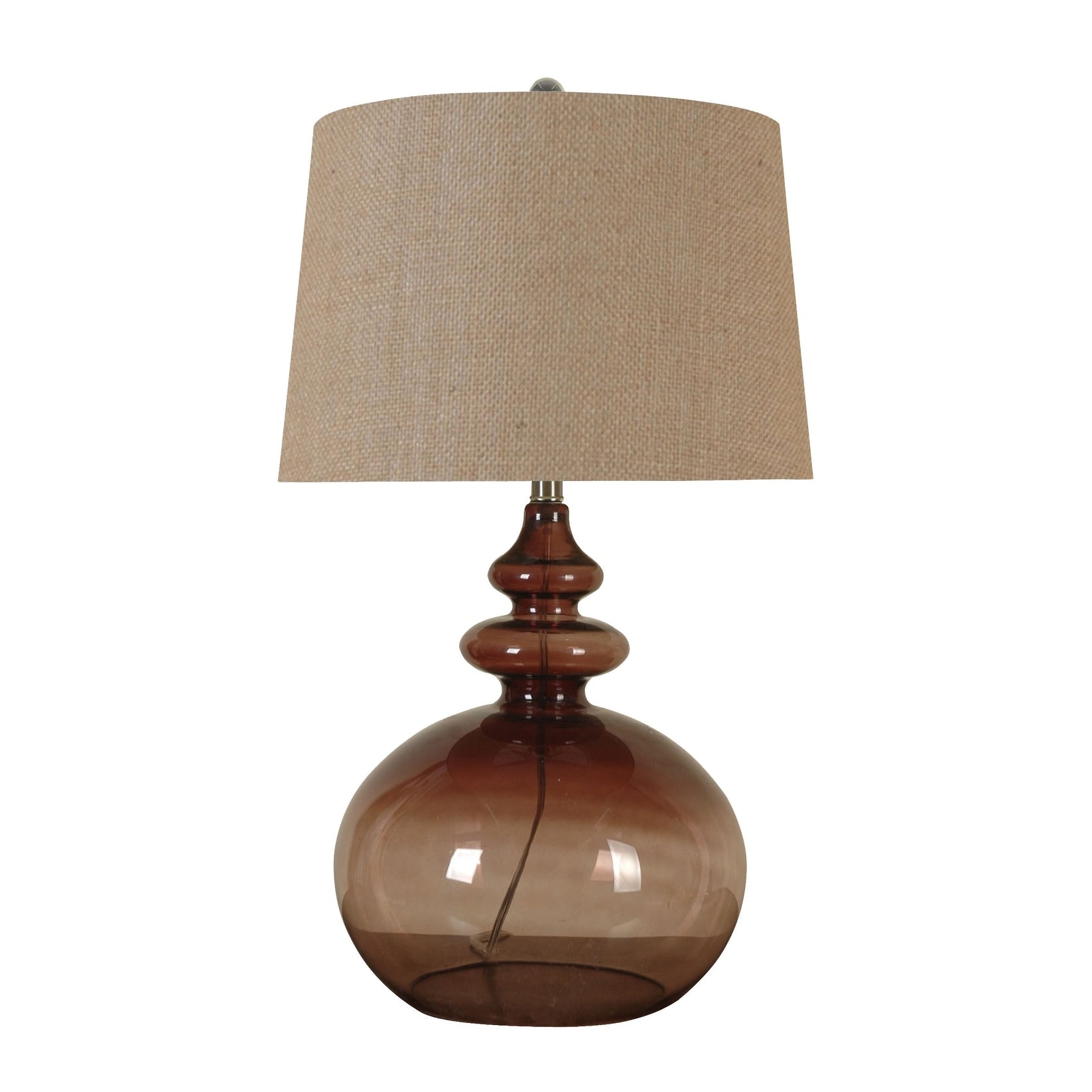 Lamps Per Se 27.5 Inch Glass Table Lamp Set Of 2 N A