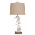 Lamps Per Se 31.5 White Metal Seahorse Table Lamp Set Of 2 N A