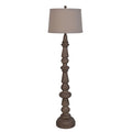 Lamps Per Se 61 Inches Dark Brown Wood Floor Lamp