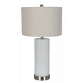 Lamps Per Se 28.5 White Usb Table Lamp Set 28.5