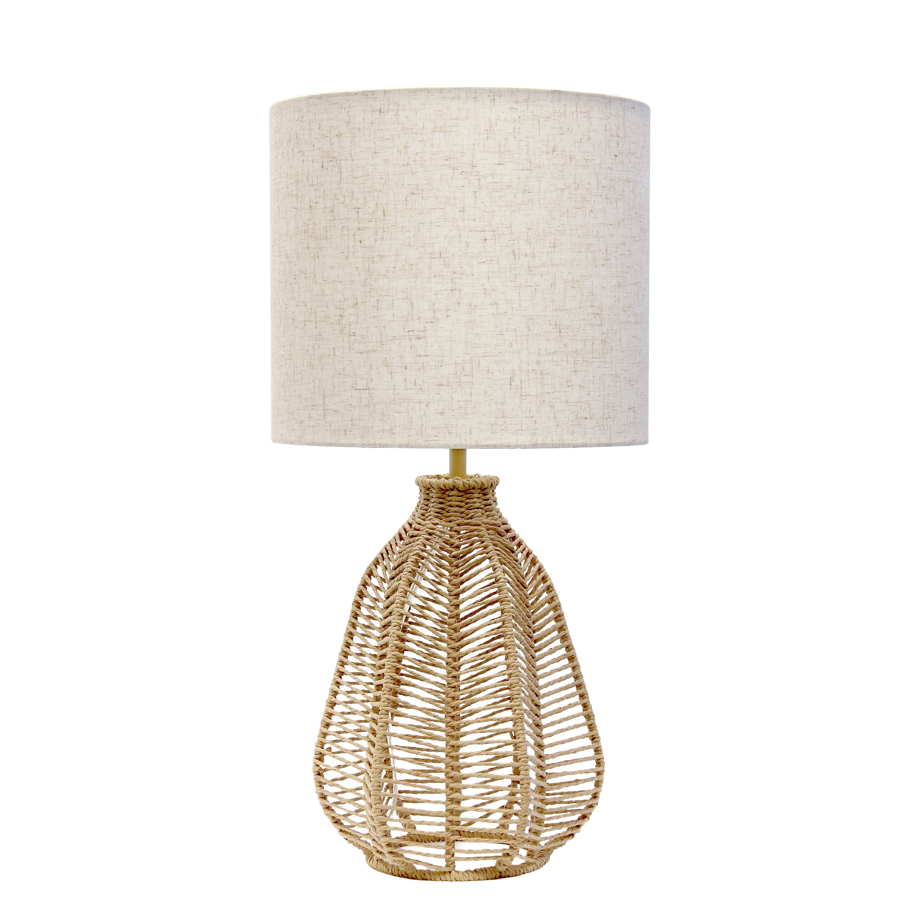 Lanai Paper Rope Table Lamp Natural 21 H