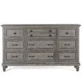 Lancaster Traditional Dovetail Grey Drawer Dresser