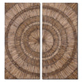 Uttermost Lanciano Wood Wall Art Set Of 2