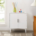 Landon Bar Cabinet In White