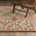 Landon Global Bohemian Medallion Wool Blend Area Rug