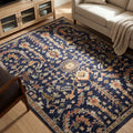 Landon Traditional Botanical Floral Wool Blend Area Rug